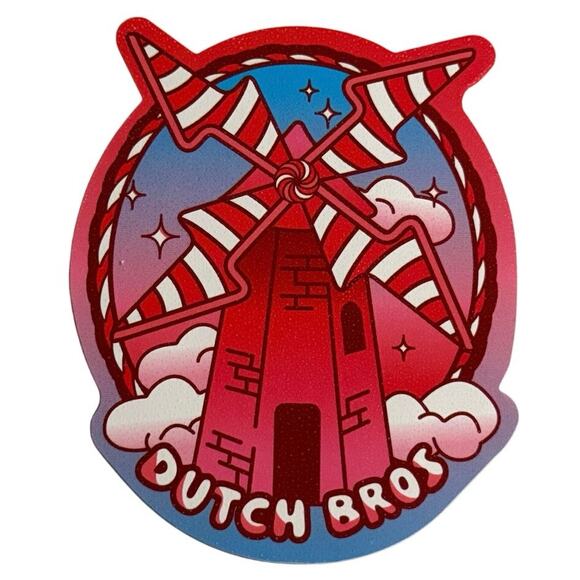 Dutch Bros peppermint scented Nov 2025 sticker - Picture 1 of 4